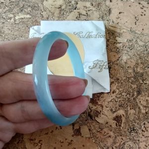 Fifth Avenue Turquoise Blue Bangle Bracelet S/M